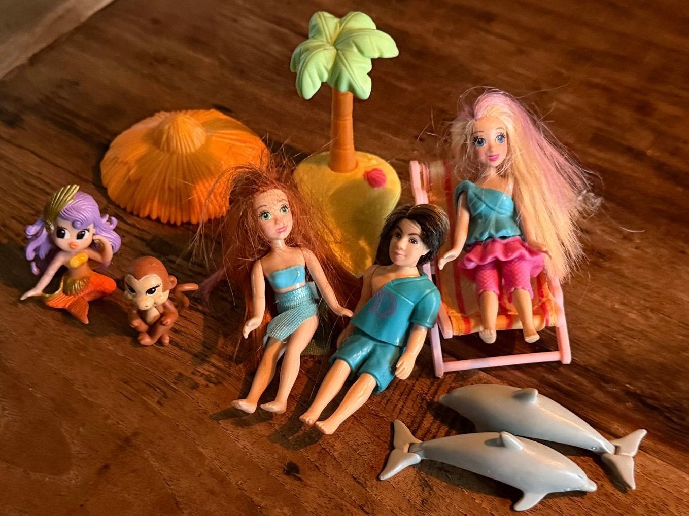 Polly pocket, tropical splash poolparty, MATTEL, Ophalen of Verzenden, Zo goed als nieuw