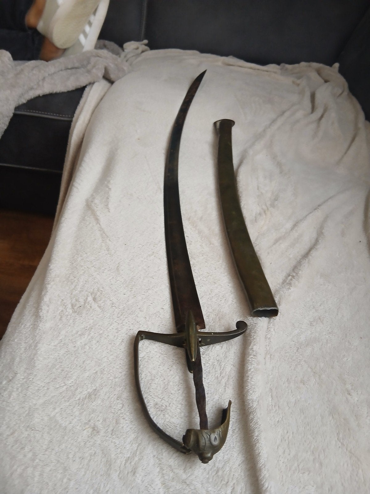 Officierssabel uit Napoleontische tijd met patina, Ophalen of Verzenden, Landmacht, Overige gebieden, Zwaard of Sabel