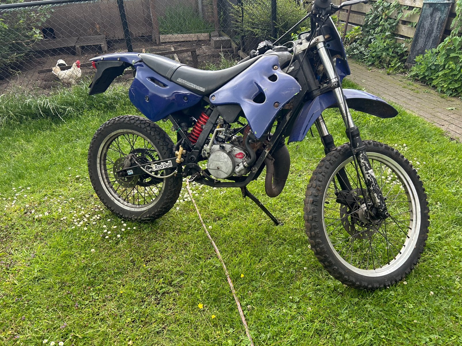 Motorhispanja furia 50 cc geel kenteken, Ophalen, Gebruikt