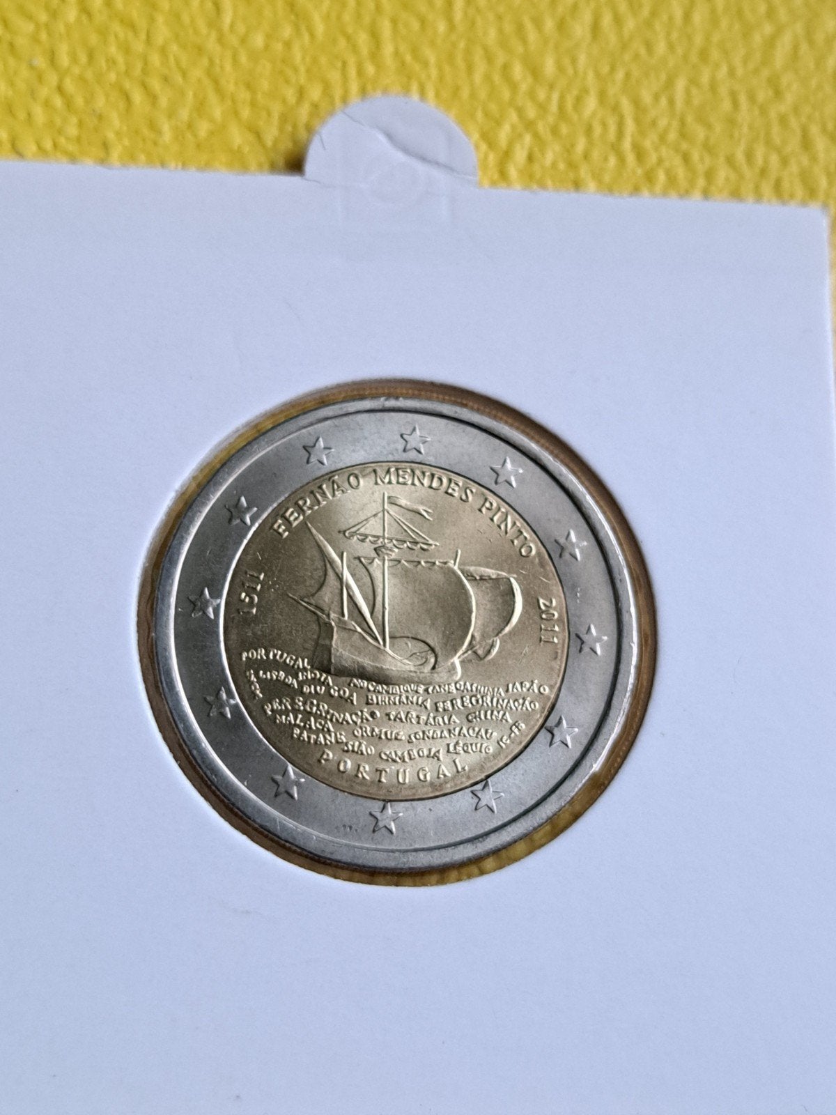 2 euro UNC Portugal 2011 Fernao Mendes Pinto, Postzegels en Munten, Munten | Europa | Euromunten, Ophalen of Verzenden, Portugal