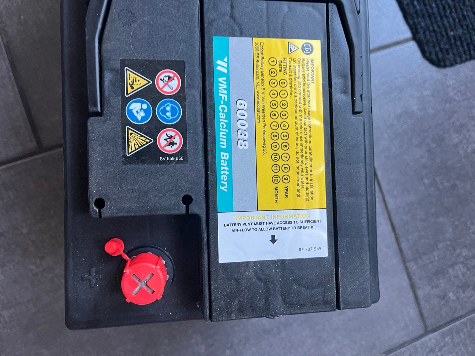 Nieuw. Accu VMF. 12v. 100Ah, Ophalen of Verzenden, Nieuw