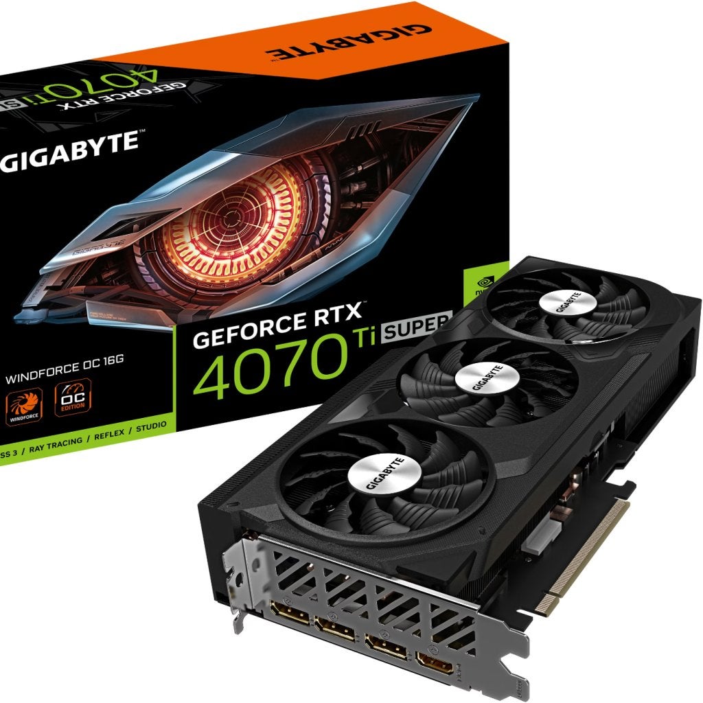 Gigabyte GeForce RTX­­ 4070 Ti SUPER WINDFORCE MAX OC 16G, Computers en Software, Videokaarten, Gebruikt