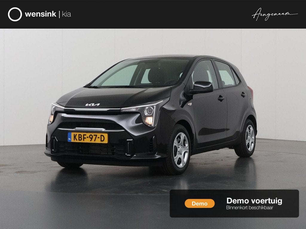 Kia Picanto 1.0 GDi DynamicLine AMT | Airconditioning | Crui, Auto's, Kia, Stof, 4 stoelen, Origineel Nederlands, Bedrijf