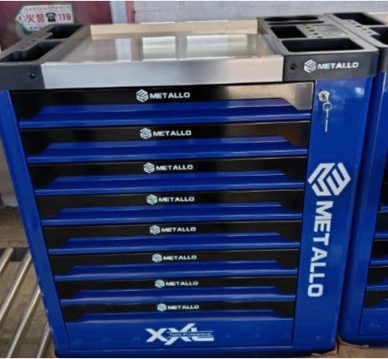 Metallo XXL Gereedschapswagen met 8 lades/ 7 vol.  - NIEUW -, Auto diversen, Ophalen, Nieuw