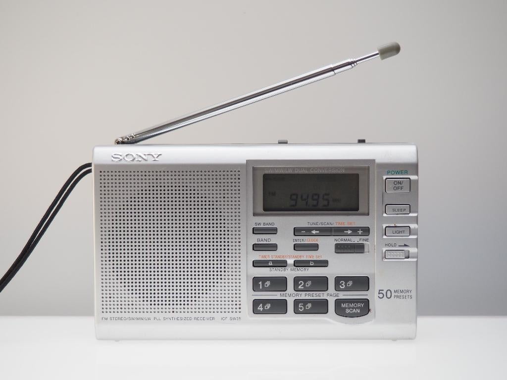 Wereldontvanger Radio Sony ICF-SW35, Ophalen of Verzenden, Gebruikt, Wereldontvanger