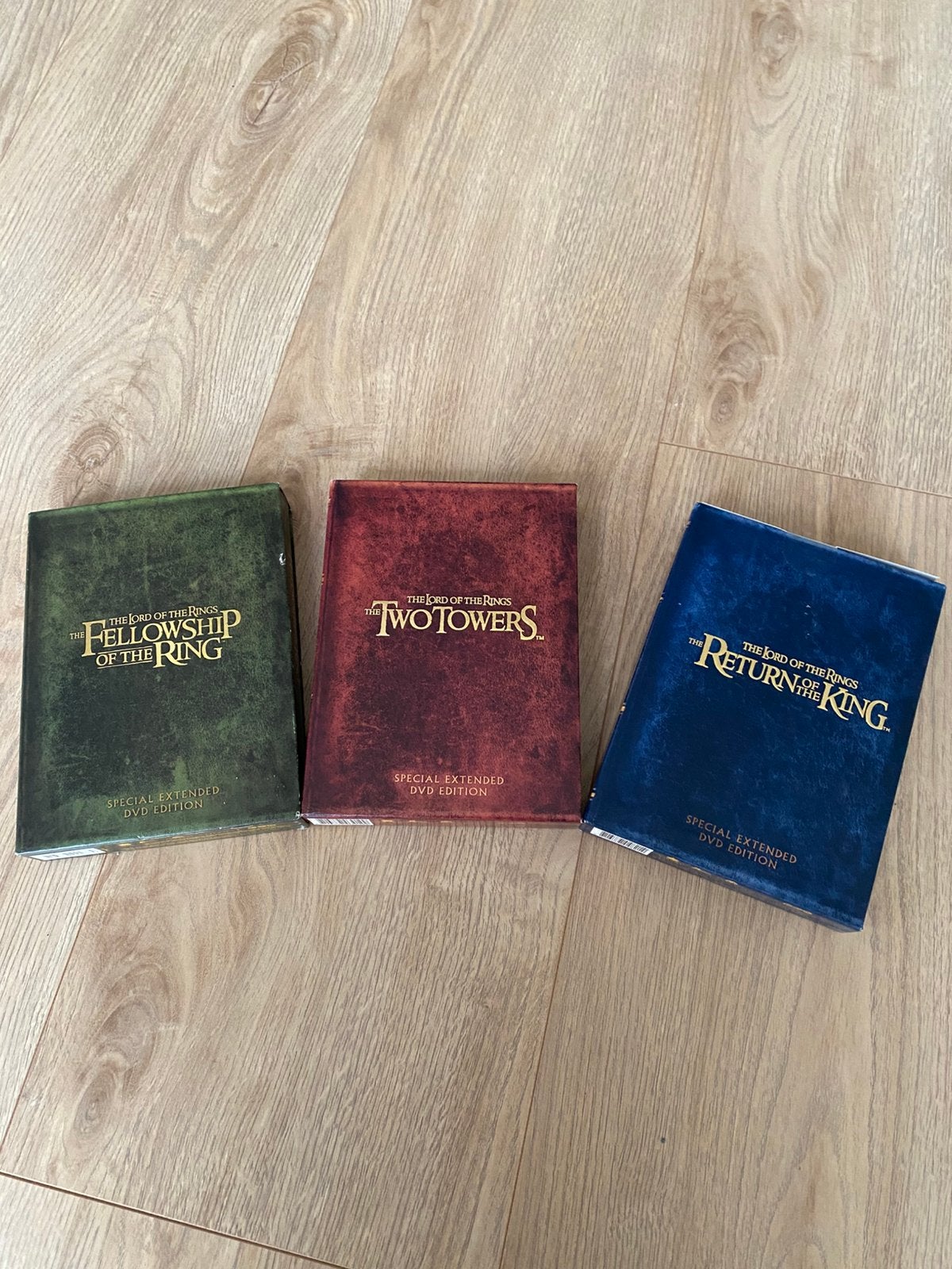 Lord of the rings extended versie dvd boxen 3 stuks, Verzamelen, Lord of the Rings, Ophalen of Verzenden, Zo goed als nieuw, Overige typen
