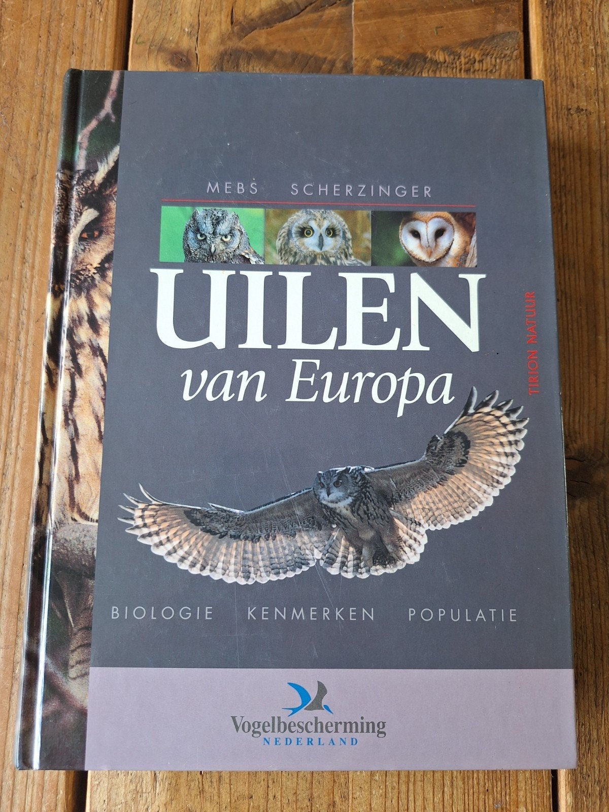 Uilen van Europa - Tirion Natuur - Vogelbescherming, Verzenden, Zo goed als nieuw, Vogels, Mebs, Scherzinger