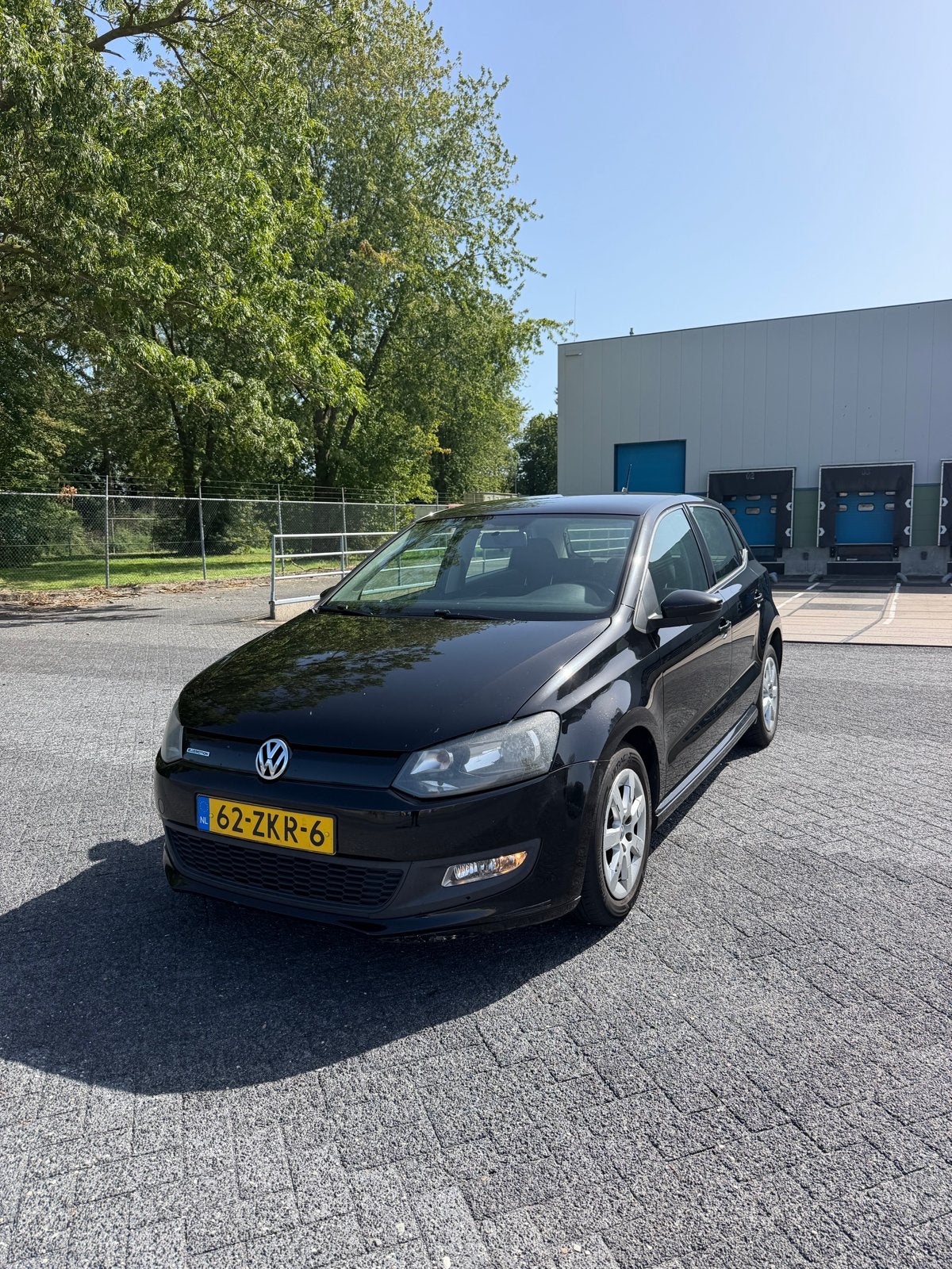 Volkswagen Polo 1.2 TDI 55KW BM 2012 Zwart, Auto's, Voorwielaandrijving, Stof, 74 pk, 1199 cc
