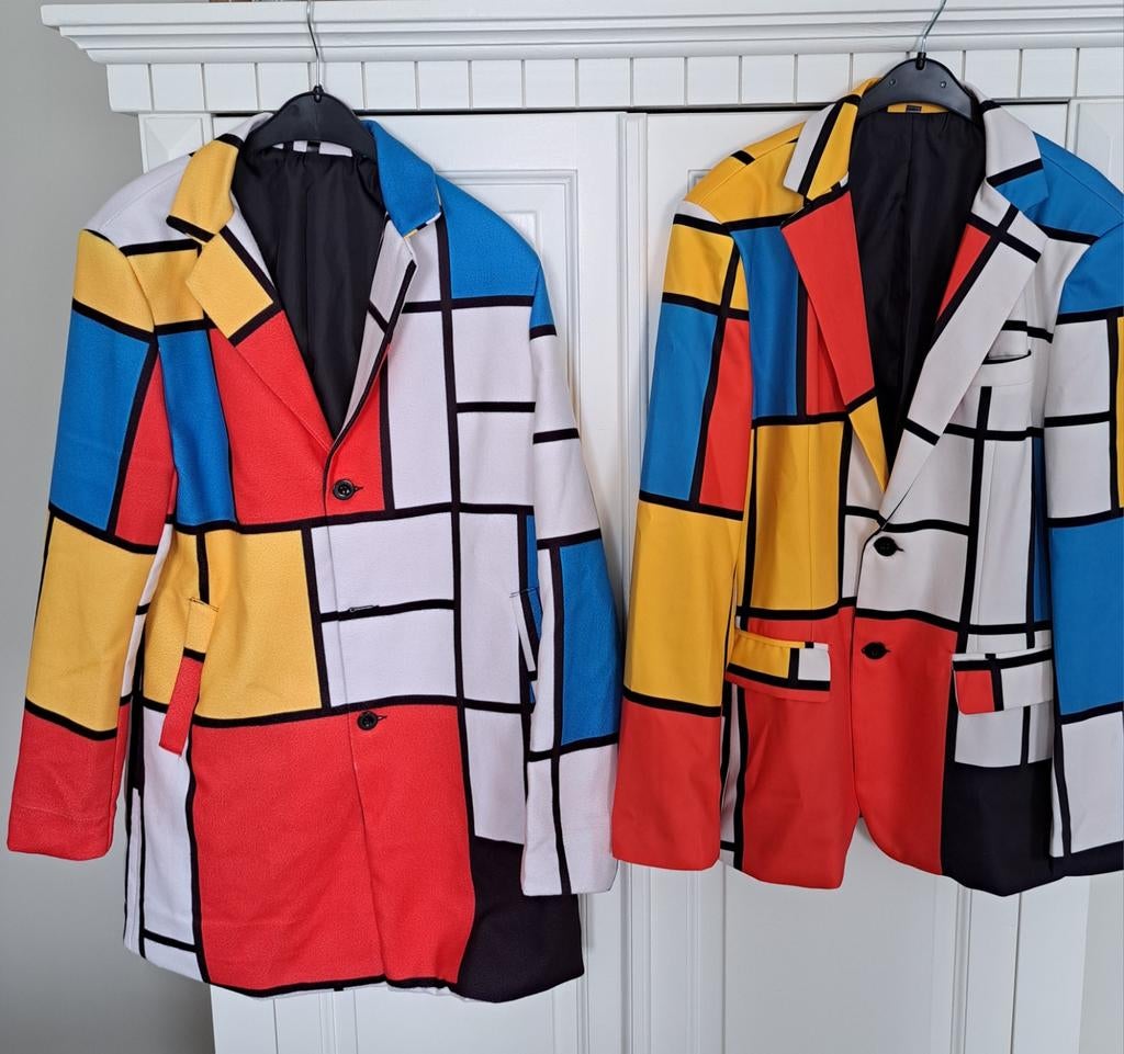 Mondriaan jassen lang en kort model, Ophalen of Verzenden, Zo goed als nieuw, Overige maten