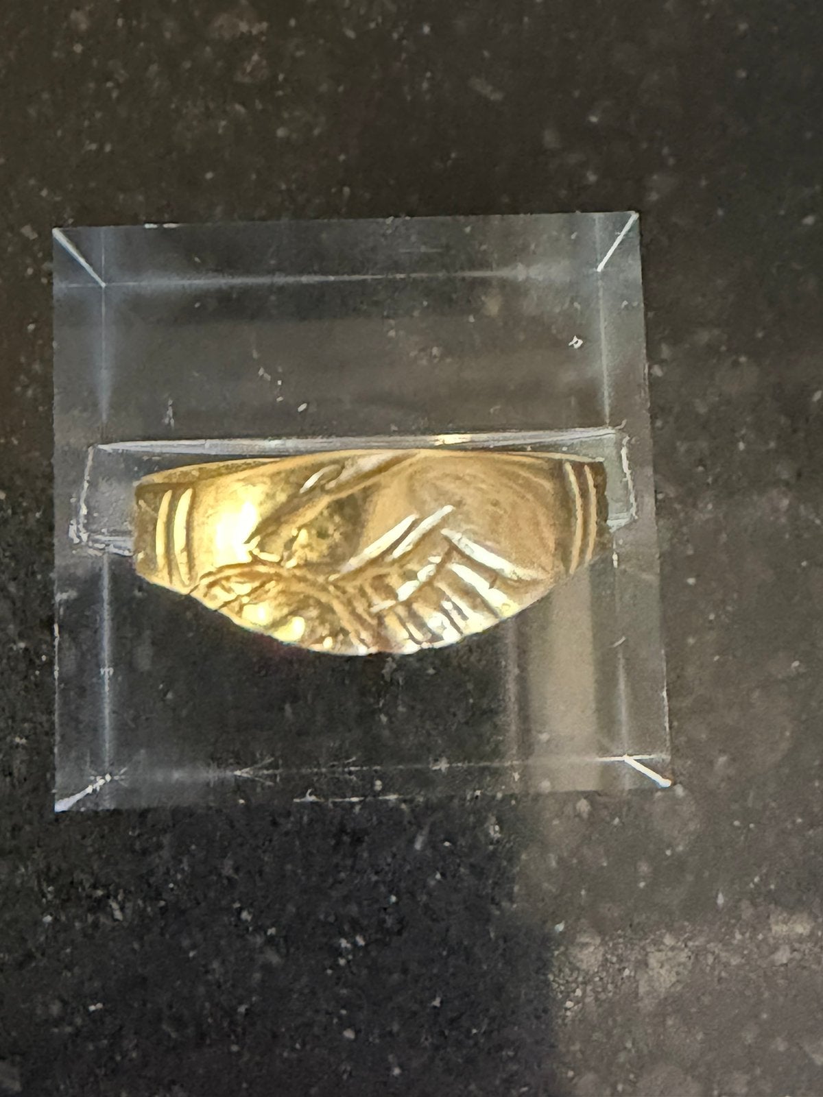 Antieke gouden fede-ring ca. 1750-1850, Ophalen of Verzenden, Goud
