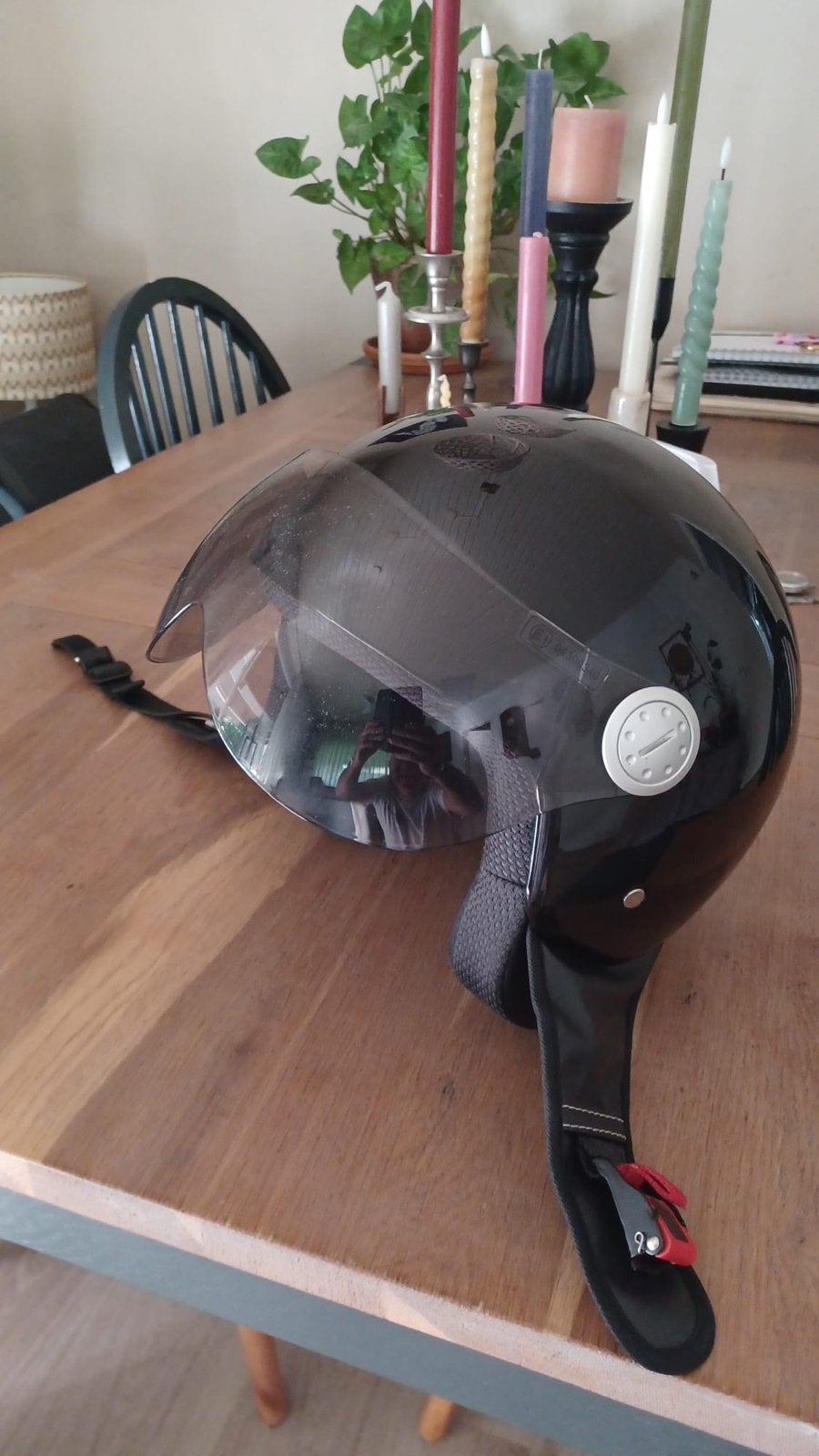 Helm zwart, Ophalen, Zo goed als nieuw, Extra large of groter