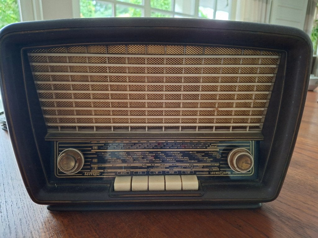 oude radio, Ophalen