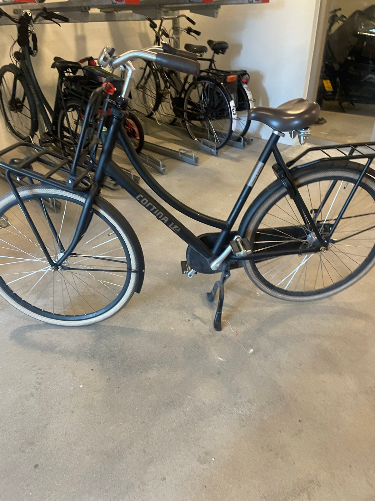 Cortina U4 Transportfiets Dames Zwart