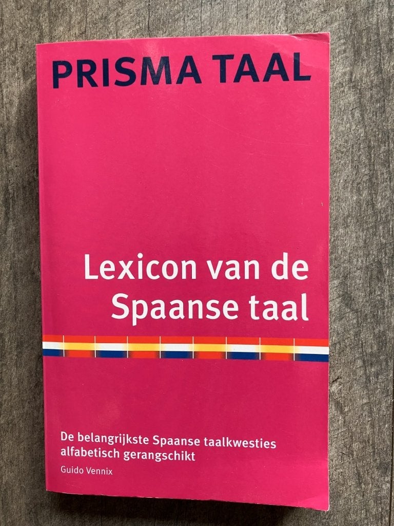 Prisma Lexicon Van De Spaanse Taal, Boeken, Ophalen of Verzenden, Zo goed als nieuw, Prisma of Spectrum, Spaans