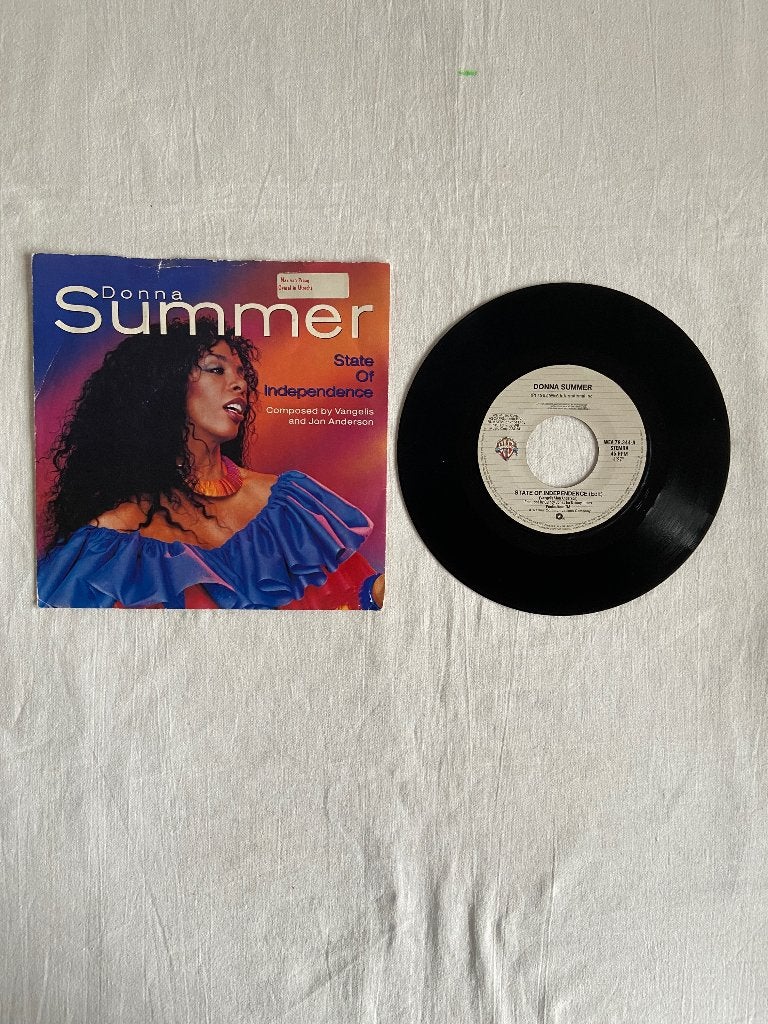 donna summer - state of independence, Ophalen of Verzenden, Zo goed als nieuw, 7 inch, Pop