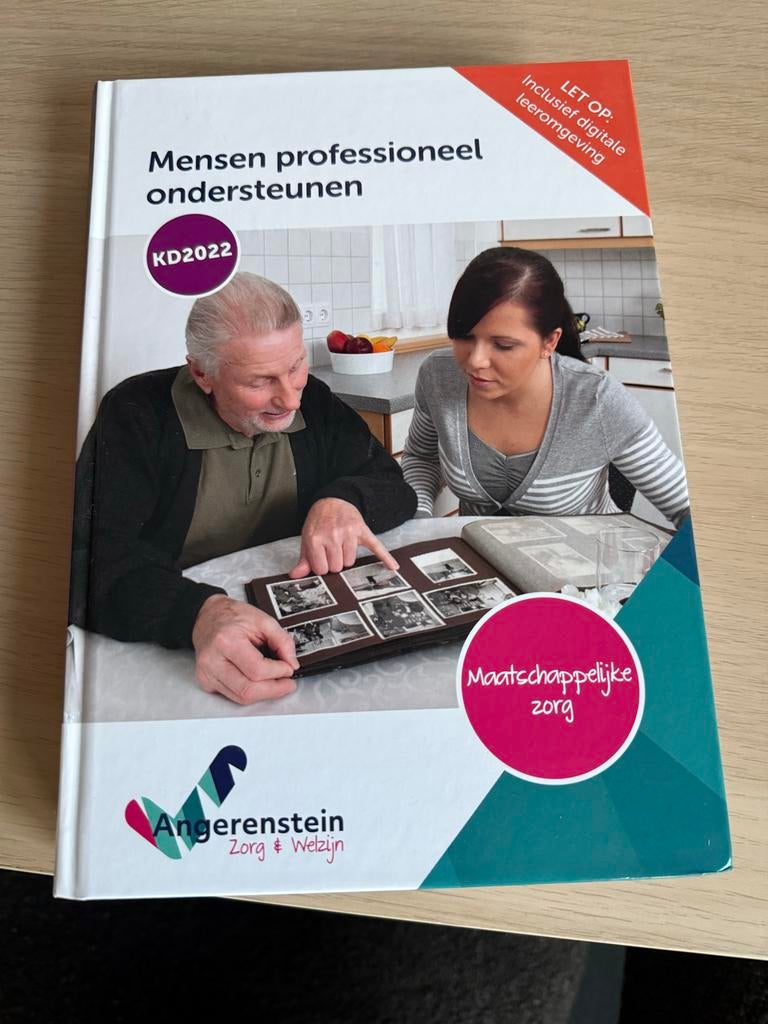 Mensen professioneel ondersteunen KD2022 - Maatschappelijke, Ophalen of Verzenden, Gamma, Nieuw, MBO