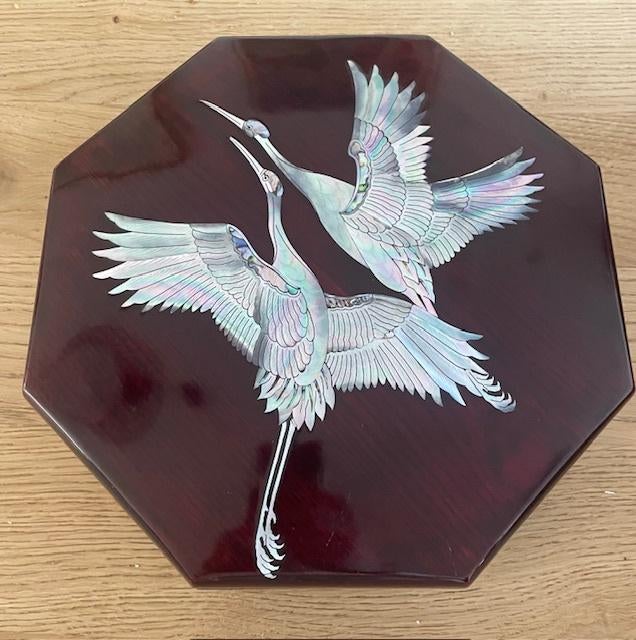 Chinese doos met parelmoer inleg, Antiek en Kunst, Ophalen of Verzenden