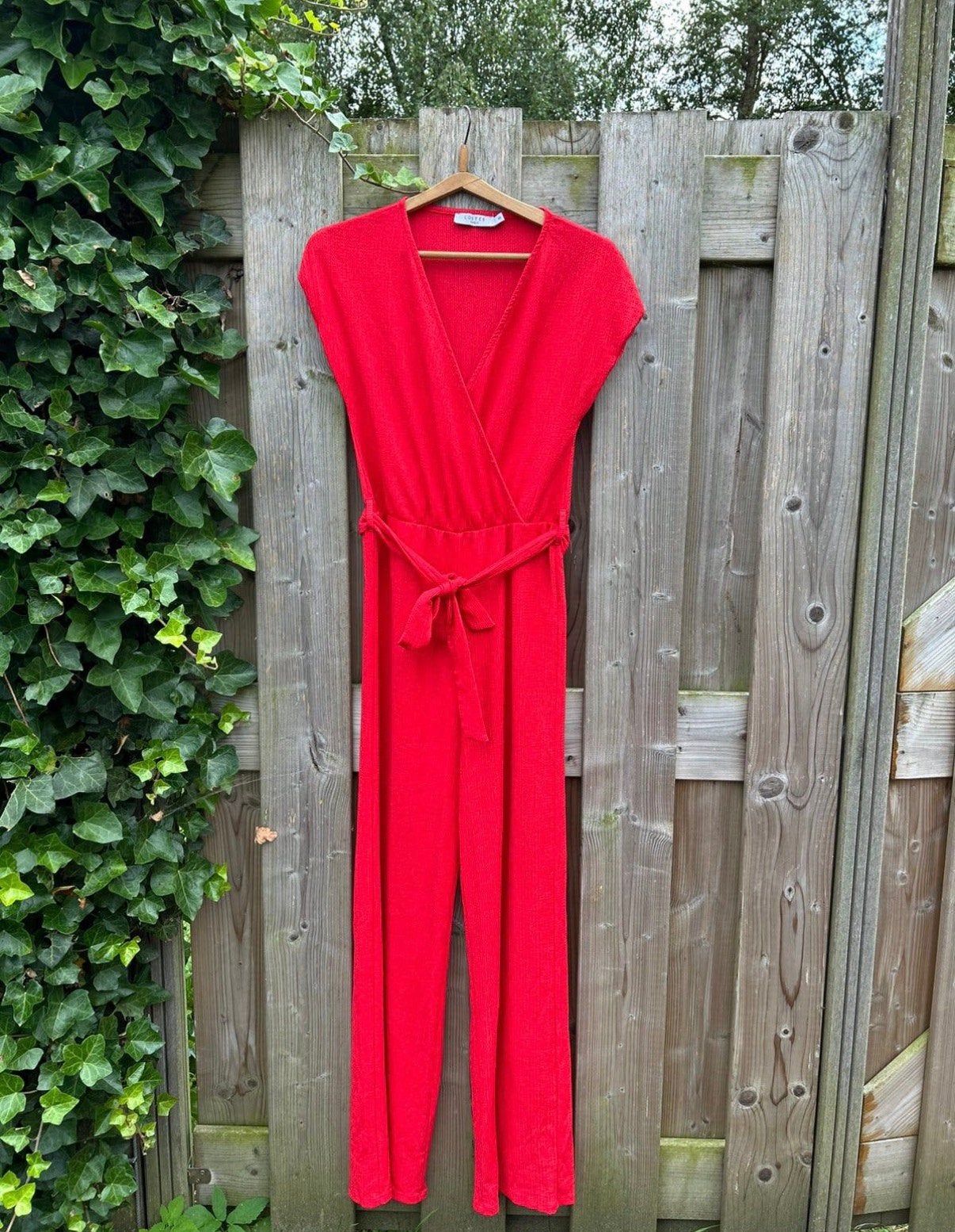 Costes jumpsuit | Rood, XS, Kleding | Dames, Jumpsuits, Ophalen of Verzenden, Zo goed als nieuw, Maat 34 (XS) of kleiner, Rood
