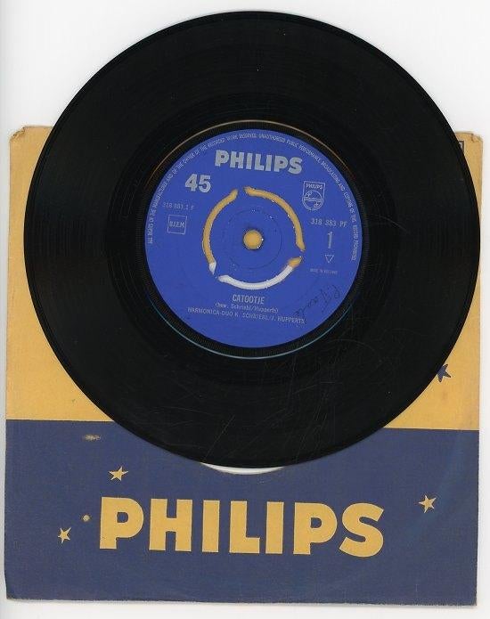 Single van Harmonica Duo K.Schriebl & J.Hupperts uit 1963, Ophalen of Verzenden, Gebruikt, Nederlandstalig