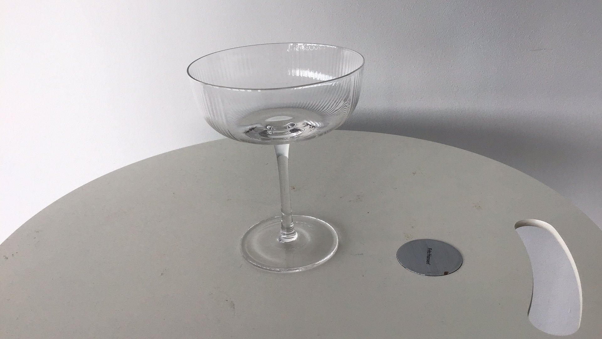 barista glazen op voet van Nespresso, Huis en Inrichting, Keuken | Servies, Glas of Glazen, Nieuw, Ophalen of Verzenden, Glas