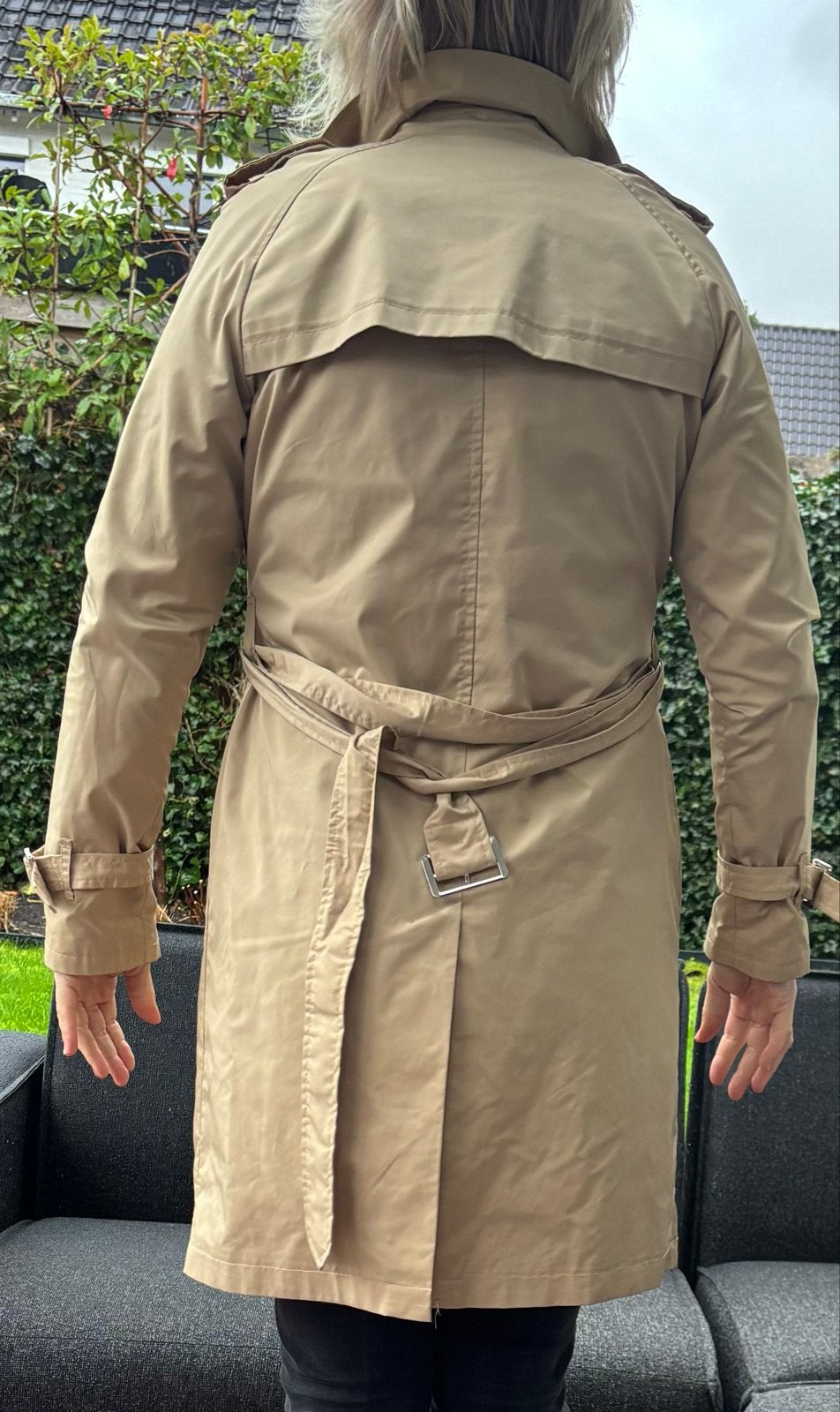 Michael Kors Trenchcoat Beige Maat M, Ophalen of Verzenden, Nieuw, Maat 38/40 (M), Beige