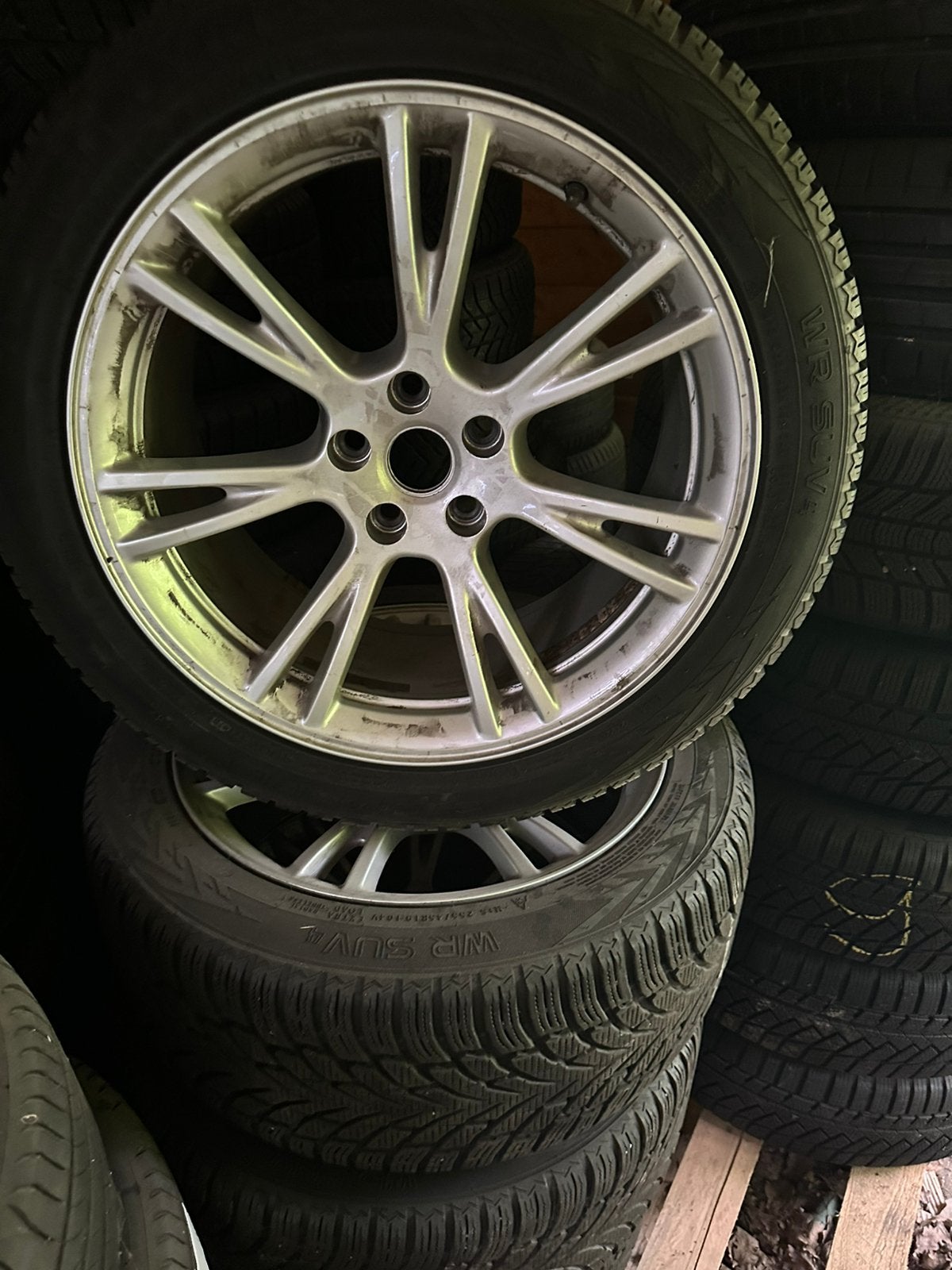 Tesla Y Gemini Winterset Origineel Tpms Sensoren incl!, Ook, 255 mm, Banden en Velgen, Tesla