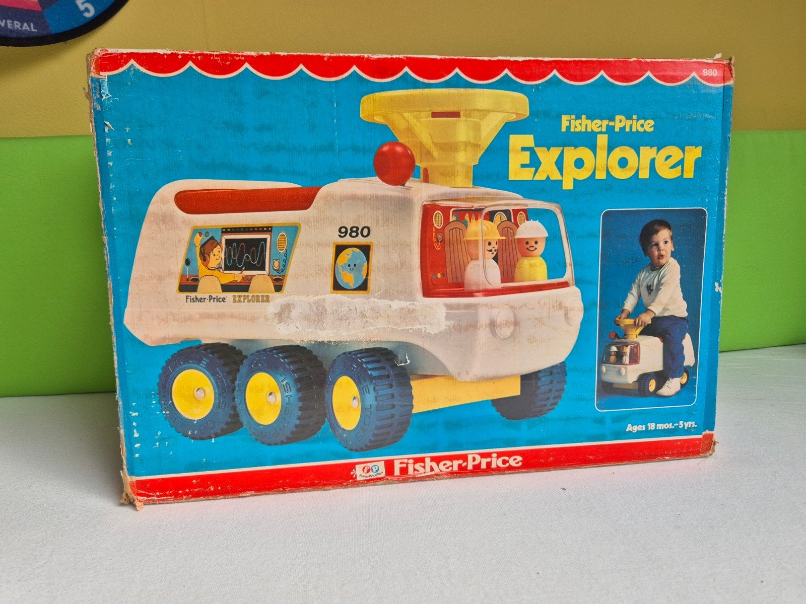 Fisher Price doos Explorer 1971-1978, Verzamelen, Speelgoed, Ophalen of Verzenden, Gebruikt