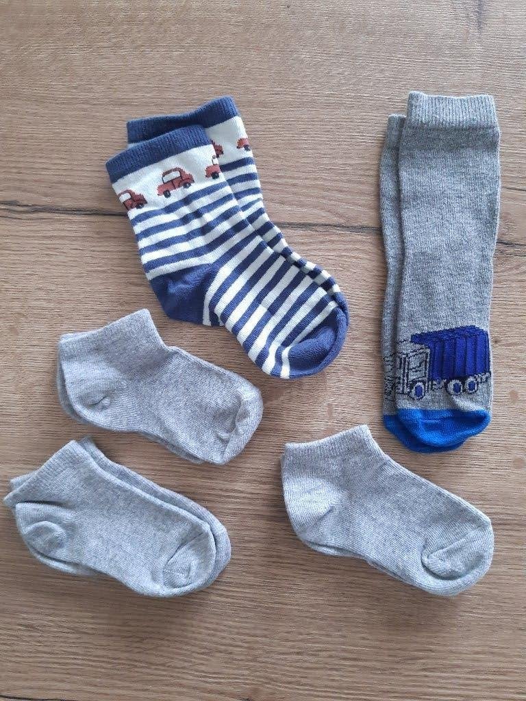 6 Nieuwe kindersokken 27-30 waarvan 3 enkelsokken, H&M, Nieuw, Ophalen of Verzenden, Jongen