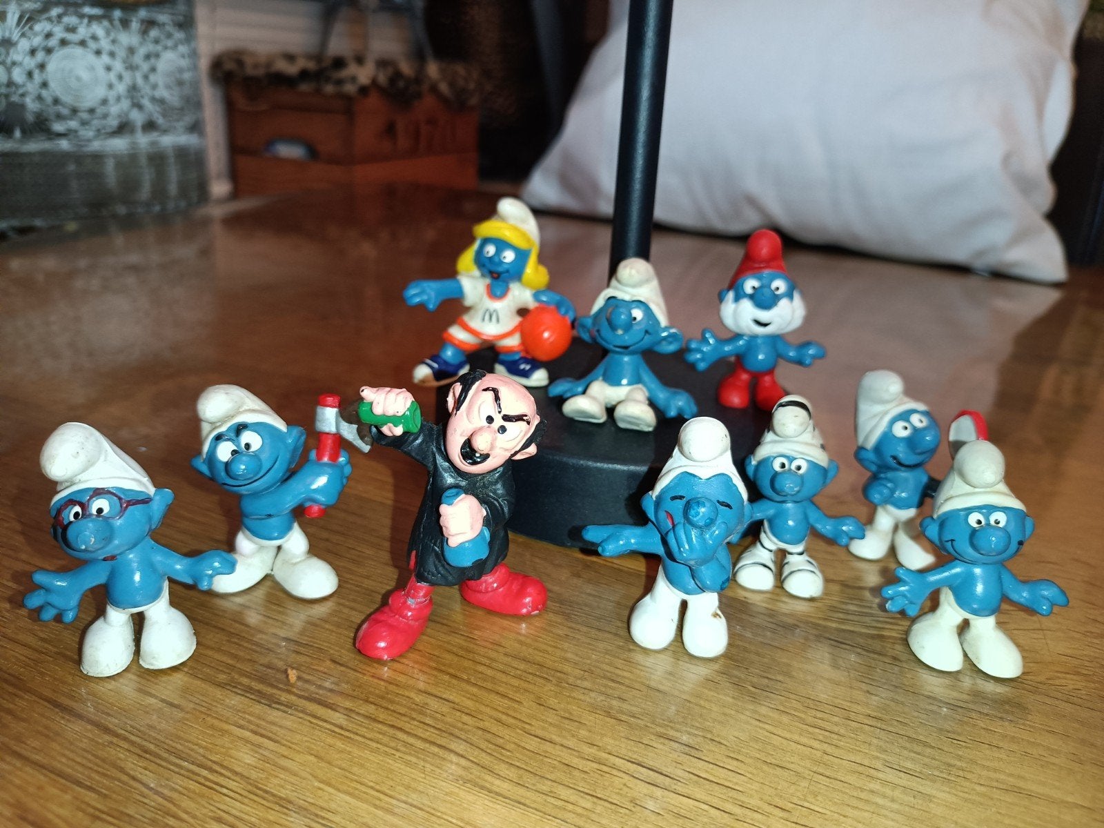 Smurfen en Gargamel figuren - Complete set, Verzamelen, Smurfen, Ophalen of Verzenden, Gebruikt, Brilsmurf, Poppetje, Figuurtje of Knuffel