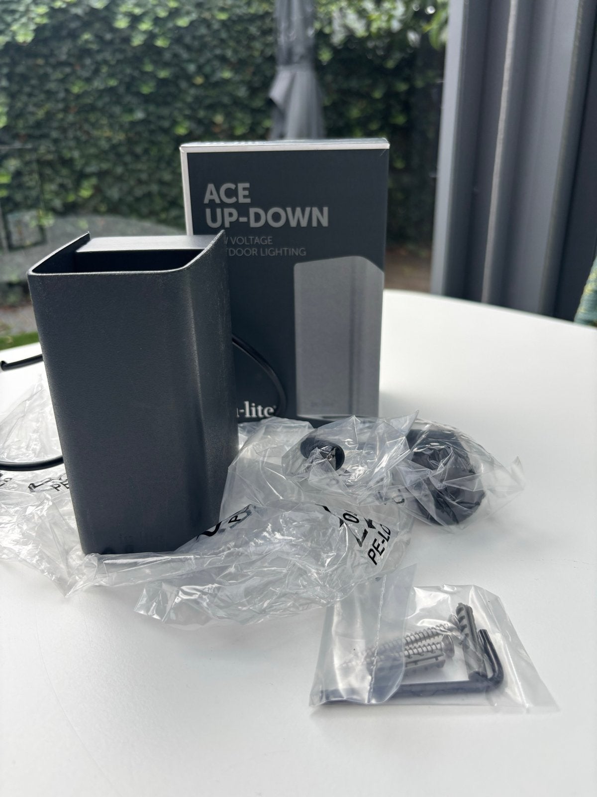 In-Lite Ace Up Down DARK 12V, Minder dan 50 watt, Wandlamp, Ophalen of Verzenden, Netvoeding