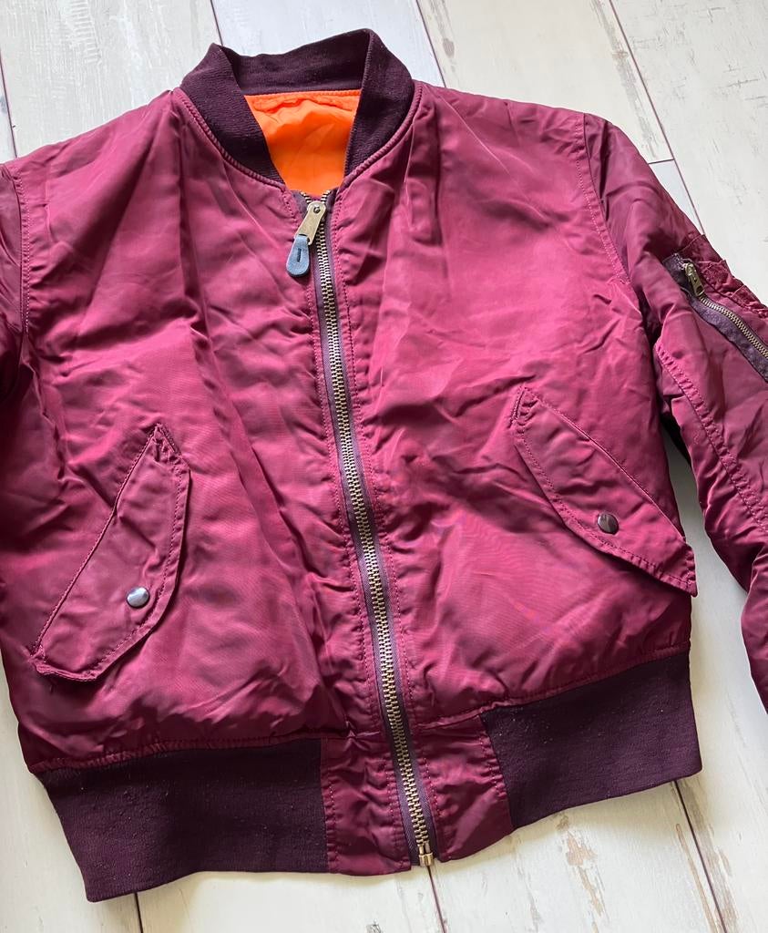 Origineel vintage USA Alpha Industries MA-1 bomber jack L, Verzenden, Gedragen, Maat 52/54 (L), Overige kleuren