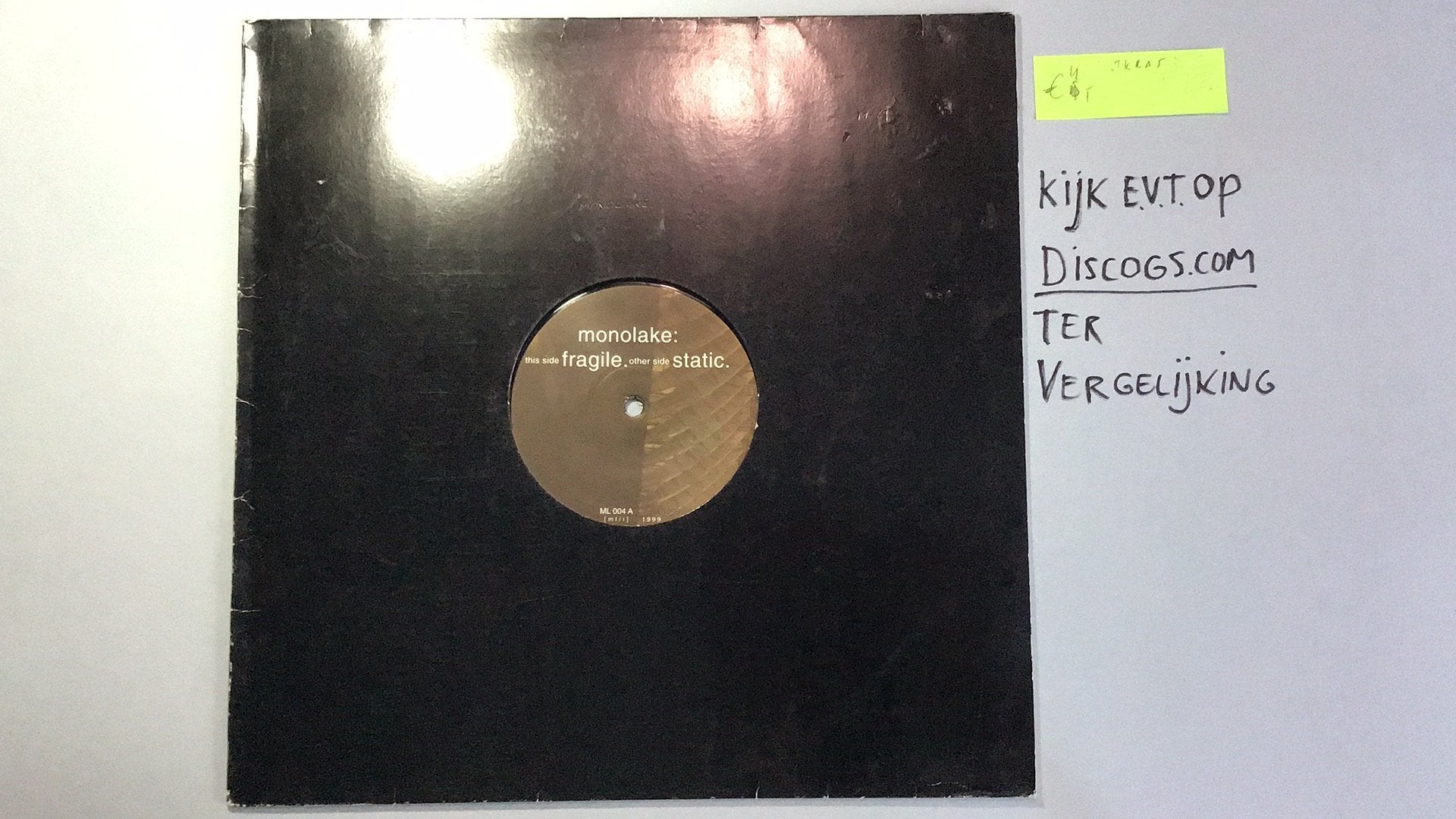Monolake - Fragile, Static, Ophalen of Verzenden, Gebruikt, Overige formaten