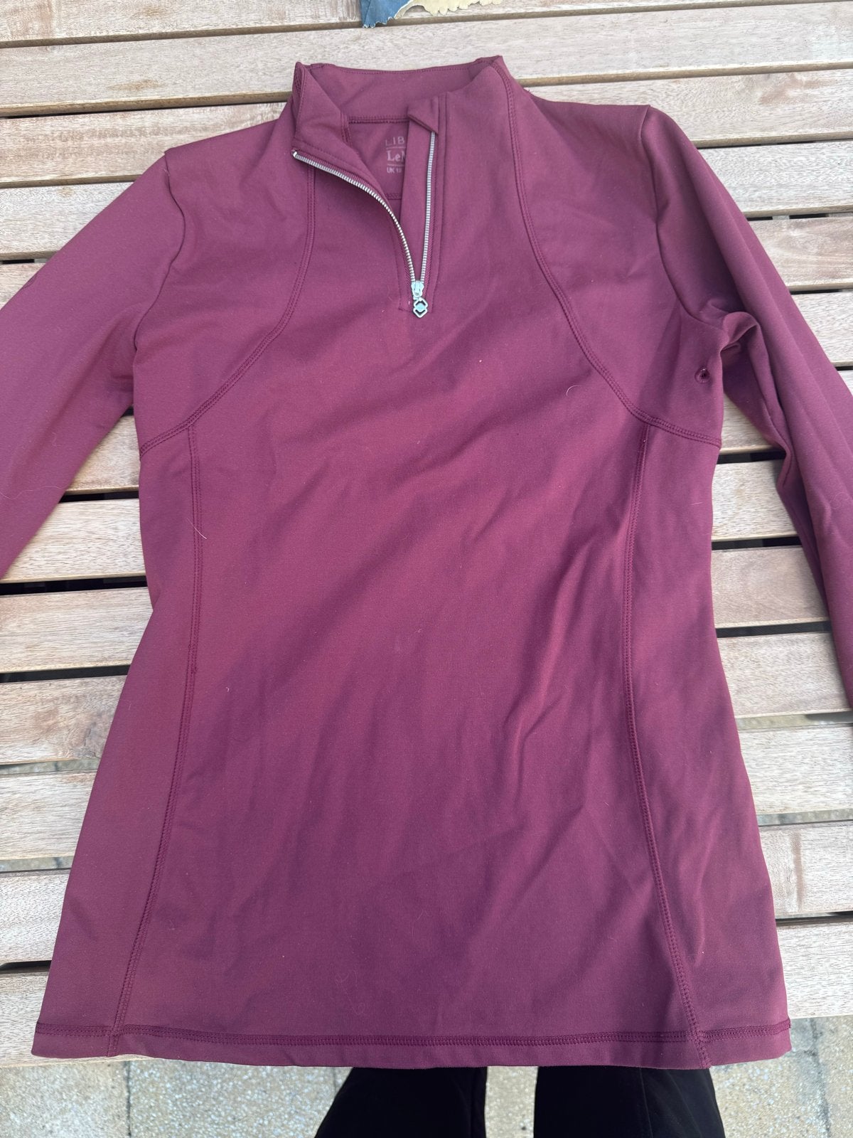 LeMieux Liberté Base Layer / Sportshirt - Bordeauxrood, Ophalen, Overige typen
