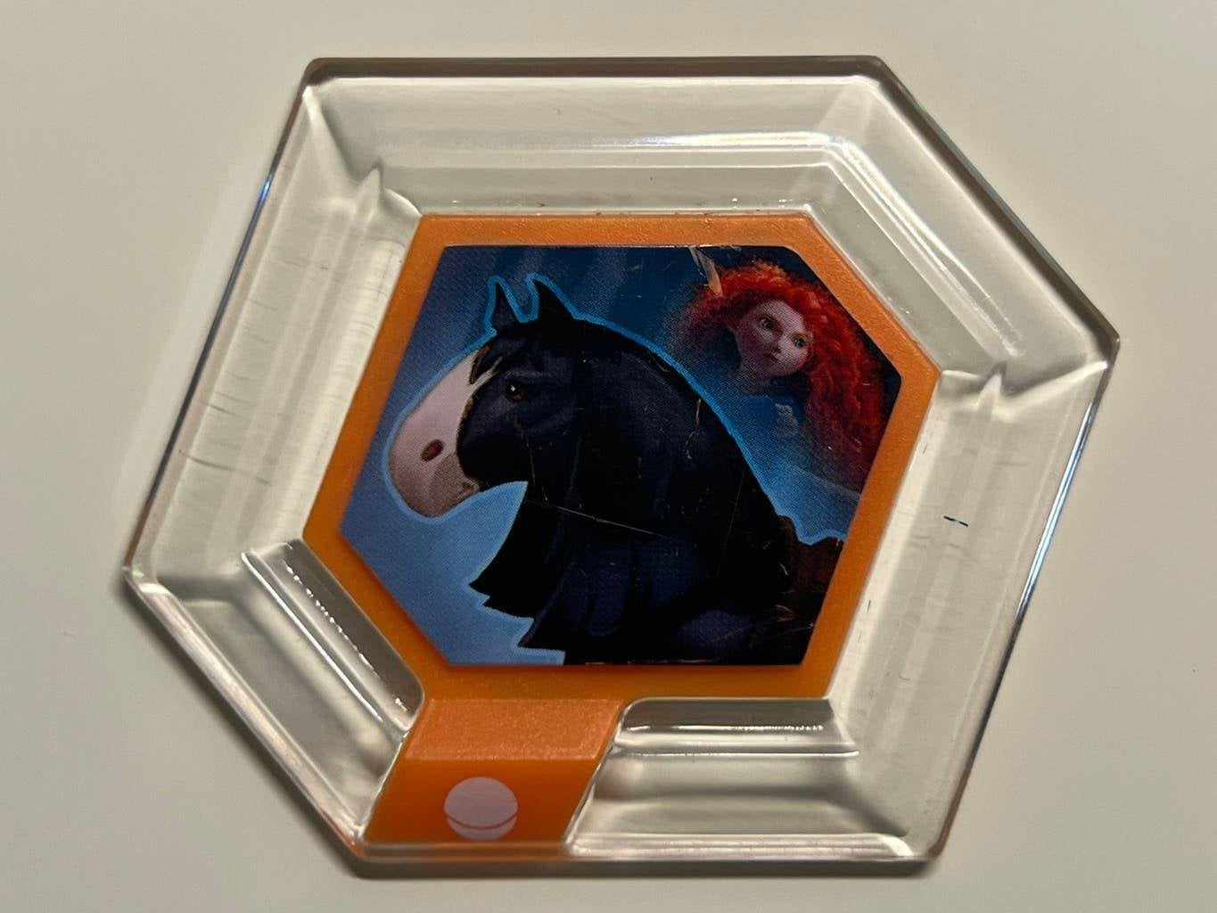 Disney Infinity 1.0 Angus power disc, Verzamelen, Ophalen of Verzenden, Overige figuren, Gebruikt, Beeldje of Figuurtje