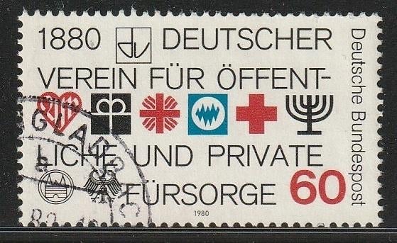 BRD 1980 1044 Voorzorg, Gest, Postzegels en Munten, Ophalen of Verzenden, BRD, Gestempeld