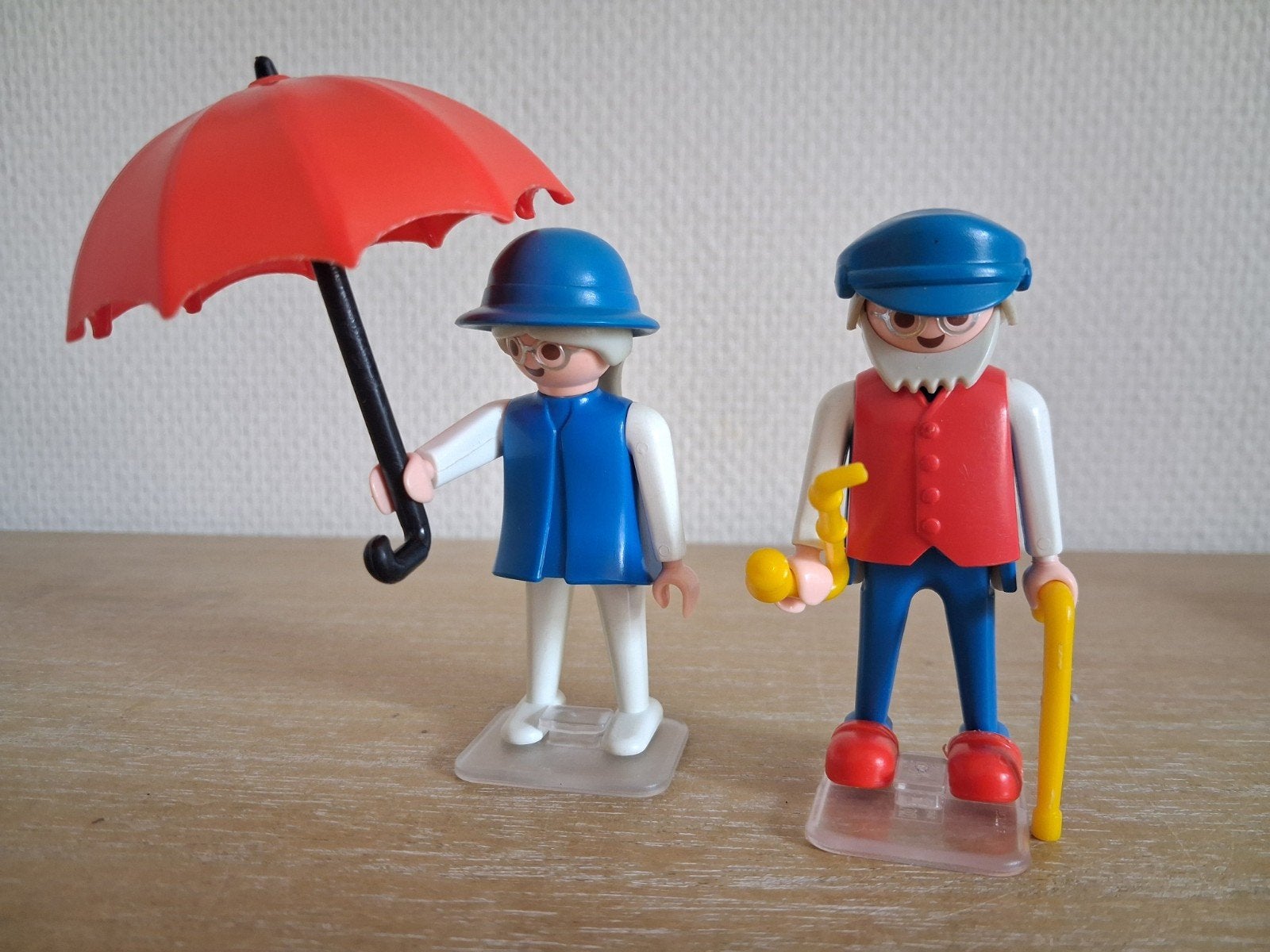 playmobil opa en oma setnr 3598 vintage, Gebruikt, Complete set, Ophalen of Verzenden, Figuren