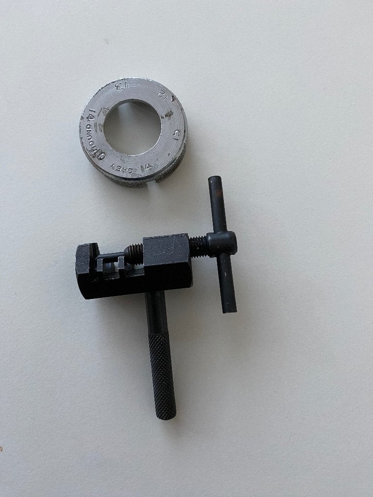 Spakenspanner en Kettingpons, Ophalen of Verzenden, Zo goed als nieuw, Kettinggereedschap