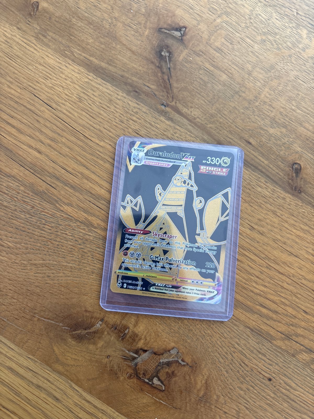 Duraludon VMAX Pokémon kaart 2022 - Perfecte staat, Ophalen of Verzenden, Zo goed als nieuw, Losse kaart, Foil