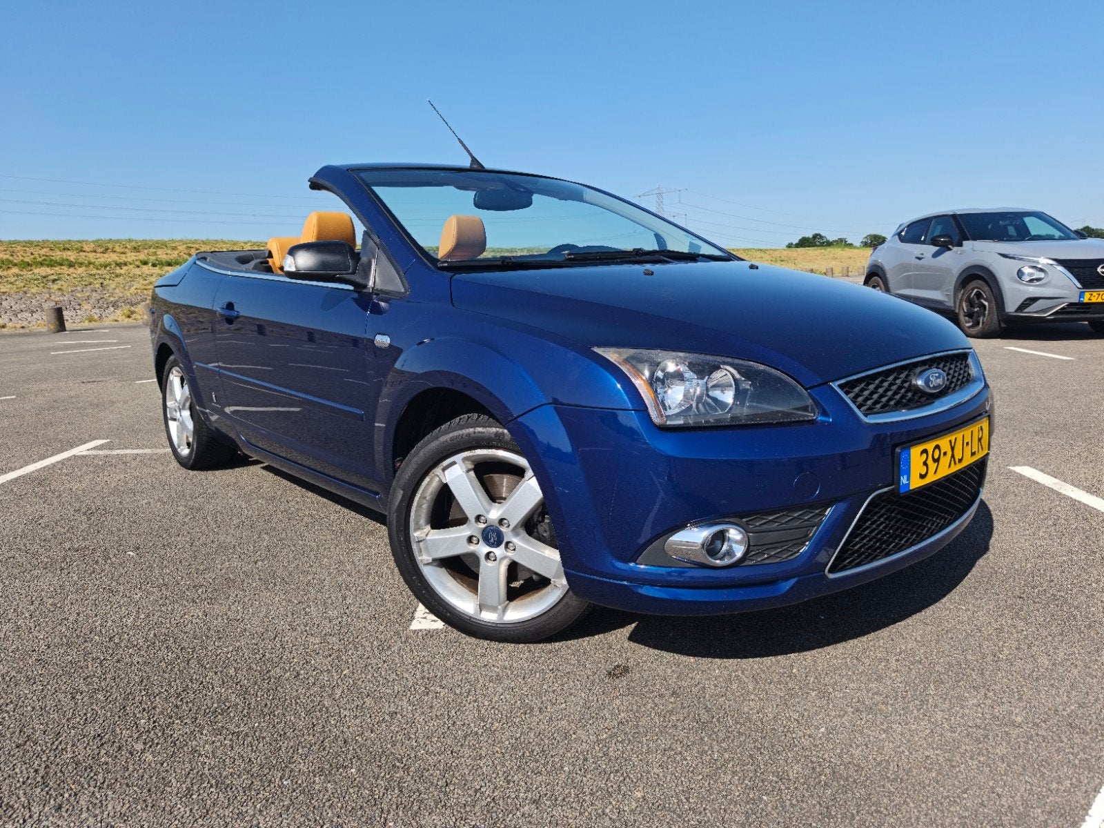Ford Focus 2.0 107KW CC 2007 Blauw, Elektrische ramen, 4 cilinders, Cabriolet, Origineel Nederlands