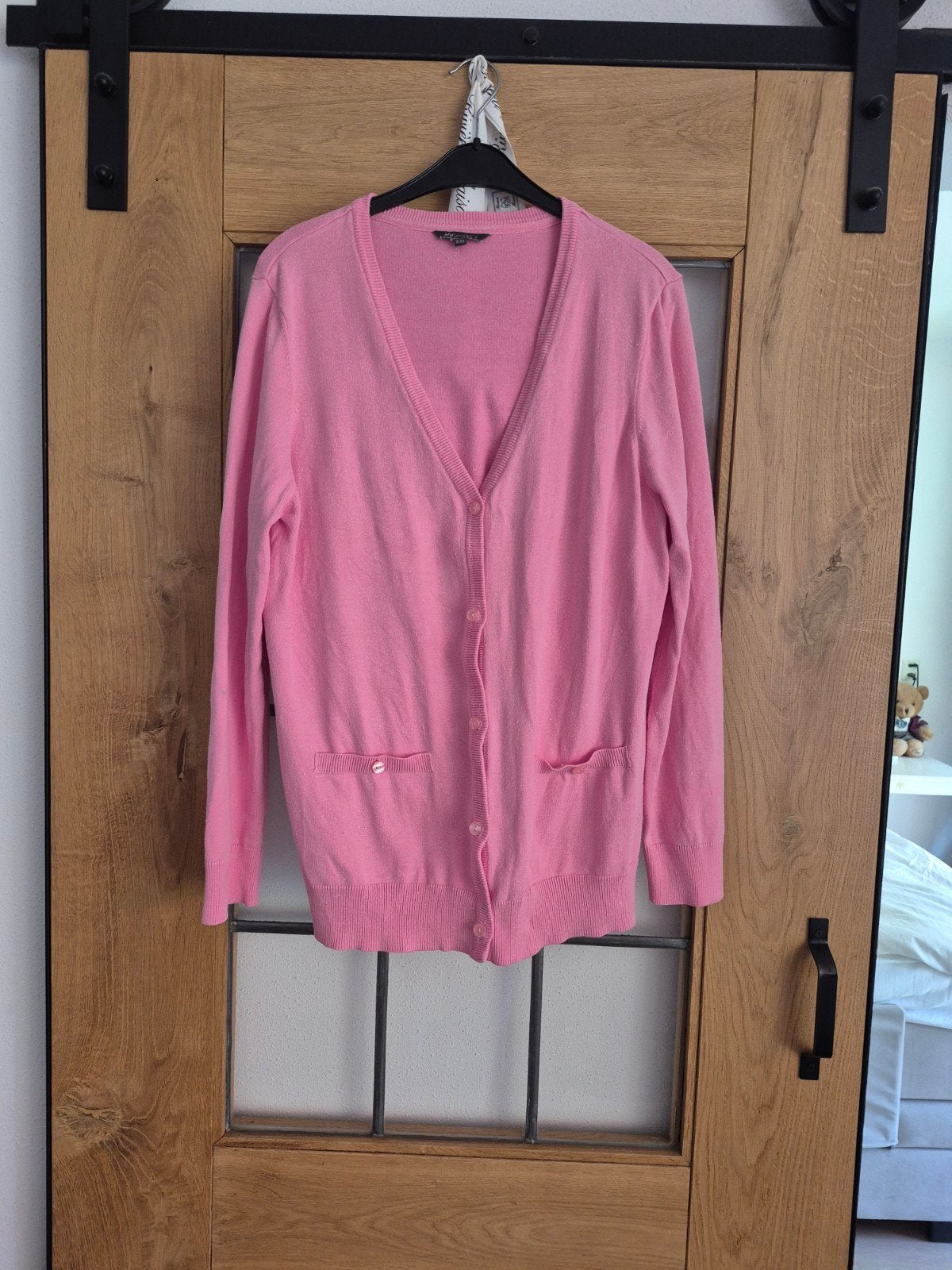 Roze katoenen dames vestje - Maat XL, Kleding | Dames, Truien en Vesten, Ophalen of Verzenden, Roze, Gedragen, Maat 42/44 (L)