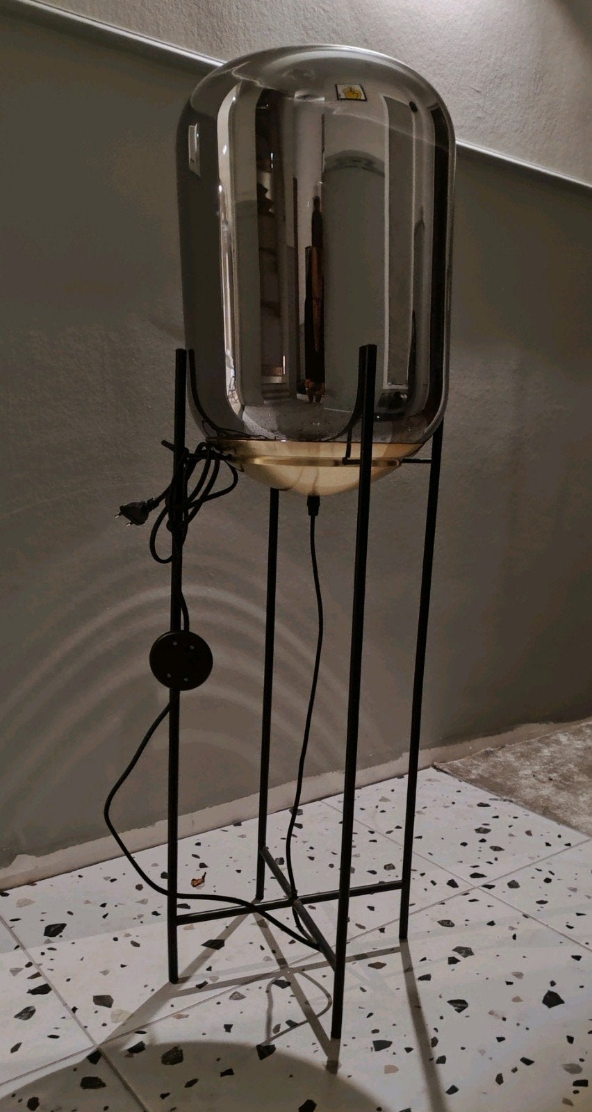 schemerlamp, Huis en Inrichting, Ophalen, Gebruikt, 100 tot 150 cm, E27 (groot)
