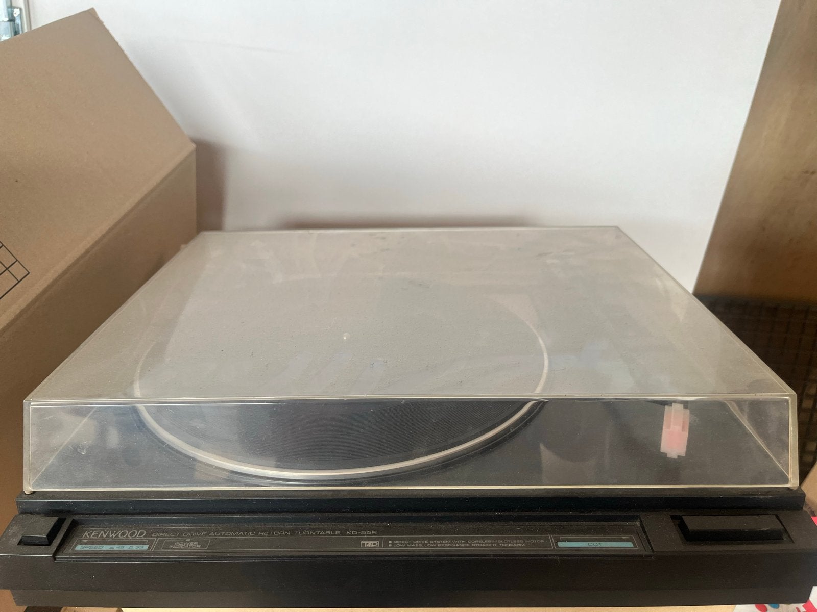 Kenwood KD-55R Direct Drive Automatische Platenspeler, Gebruikt, Automatisch, Platenspeler, Ophalen