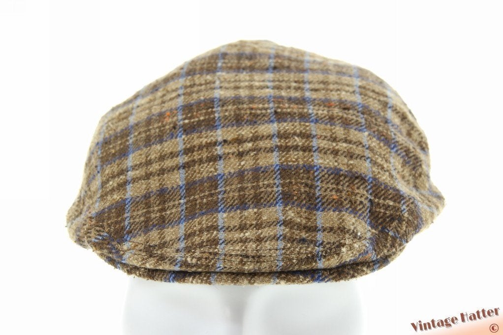 Vintage Platte pet Stetson Laporte beige bruin zijde 58-59, Stetson - Laporte, Ophalen of Verzenden, 58 of 59 cm (L, 7¼ of ⅜ inch)
