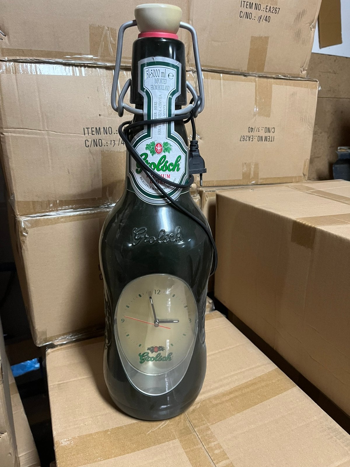 Te koop 1 grolsch flesklok, Ophalen, Zo goed als nieuw, Grolsch