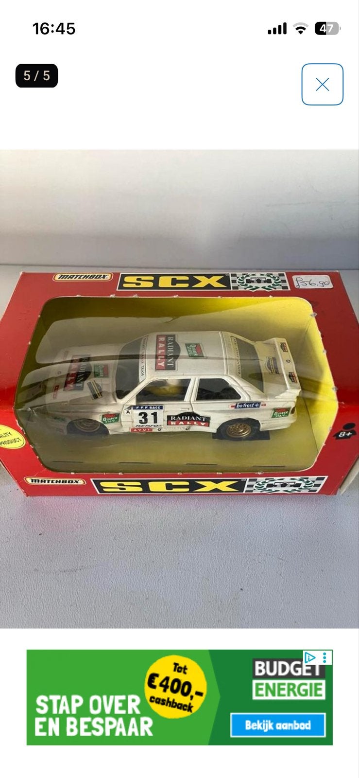 Matchbox SCX Ford Sierra Cosworth Rally Modelauto, Hobby en Vrije tijd, Auto, 1:32 tot 1:50, Nieuw, Ophalen