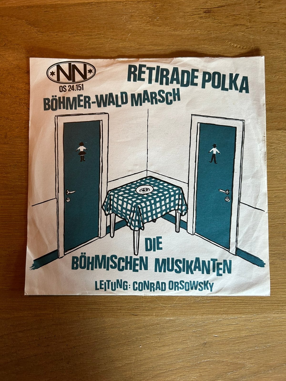 Die Böhmischen Musikanten - Retirade Polka / Böhmer-Wald Mar, Cd's en Dvd's, Vinyl | Nederlandstalig, Gebruikt, 7 inch, Ophalen of Verzenden