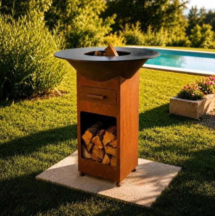 Nieuw; Plancha BBQ Suak Initial Ø 85,  Corten House., Ophalen, Nieuw