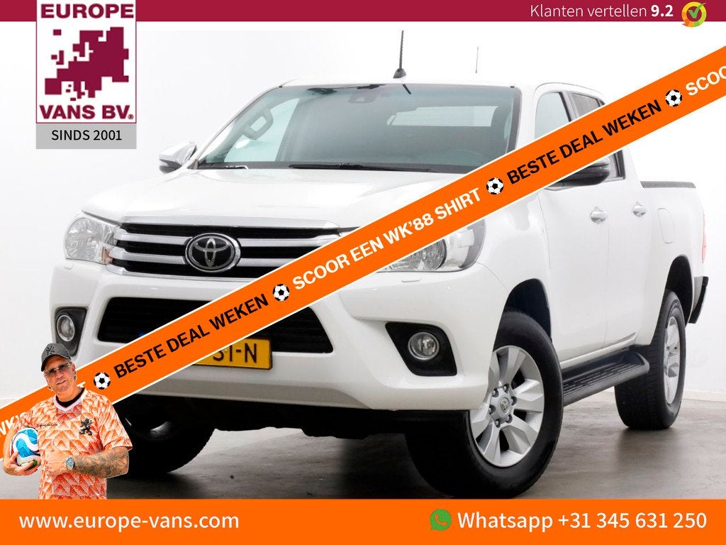 Toyota Hilux 2.4 D-4D-F 150pk E6 4WD 4x4 Double Cab Automaat, Auto's, Automaat, Gebruikt, Euro 6, 4 cilinders