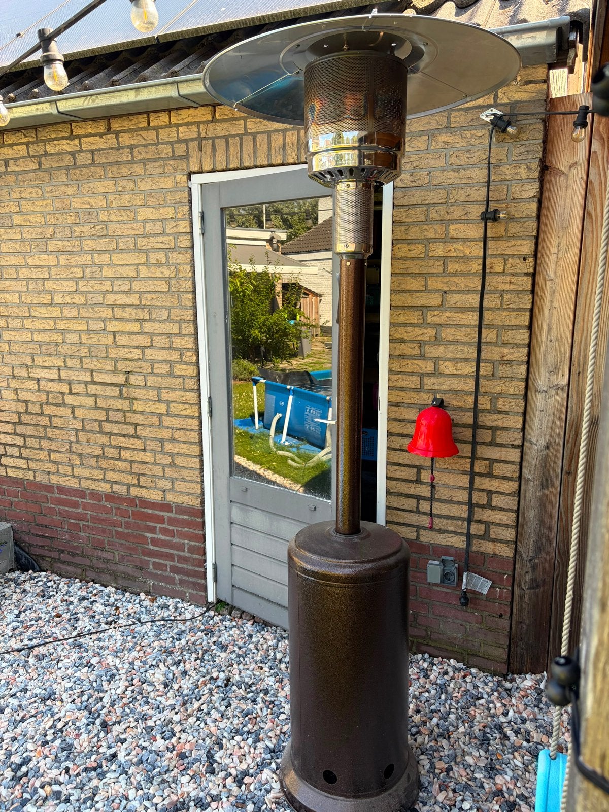 Terrasverwarmer op gas - Patio Heater, Ophalen, Gebruikt, Gas, Vloer