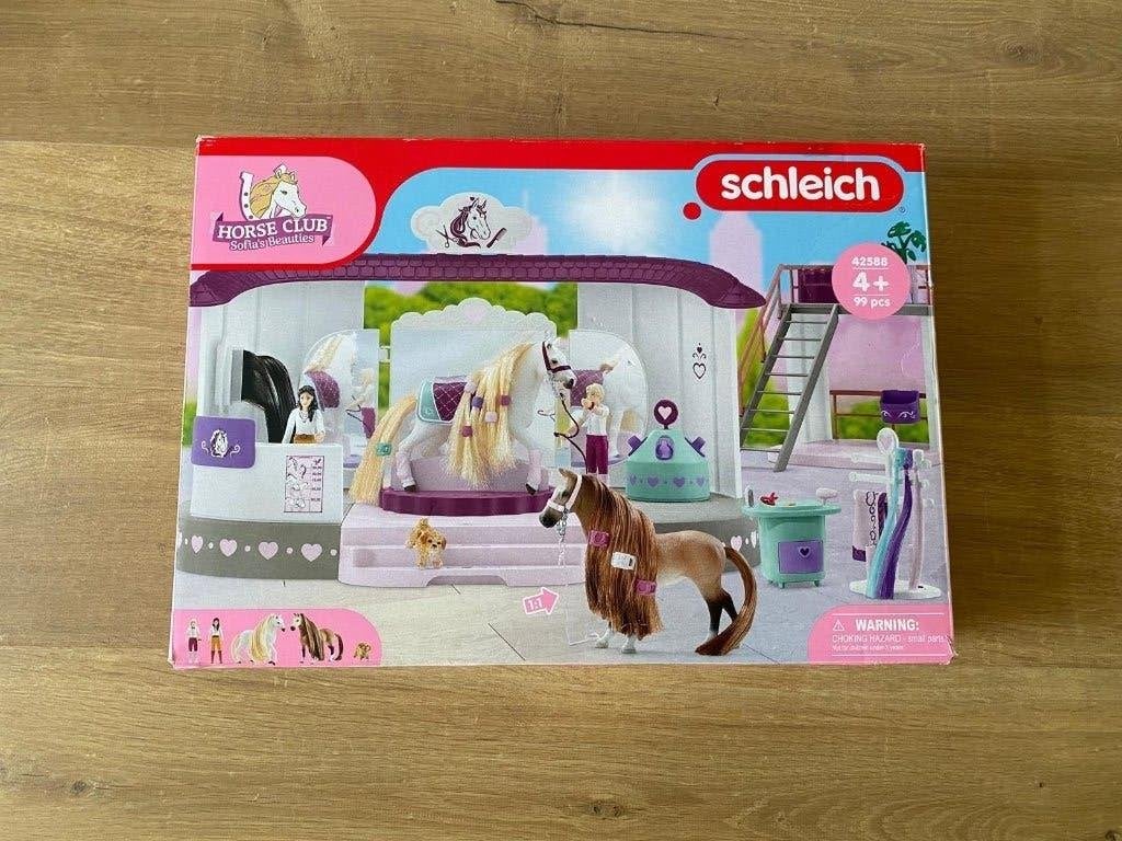 Schleich 42588 Beautysalon (nieuw, met paar kleine gebreken), Ophalen of Verzenden, Nieuw, Meisje